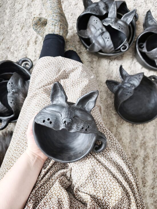 S- izmēra bļoda -Kaķis