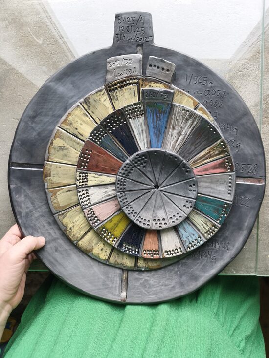 Maiju kalemdārs- četru šķīvju komplekts