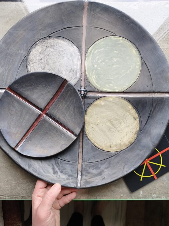 Četras saules- Krustceles- trauku komplekts